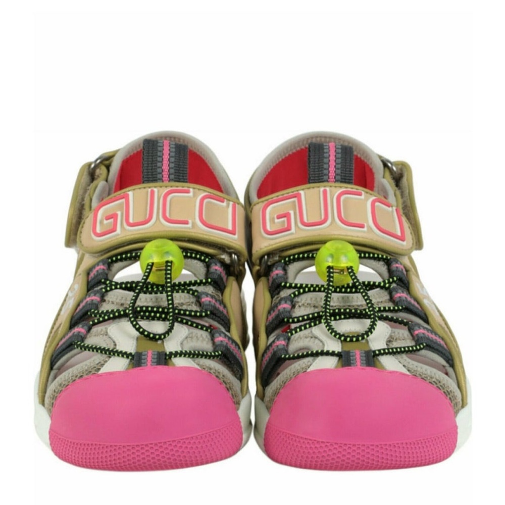 Gucci rubber and leather Sandals - Picture 2 of 7
